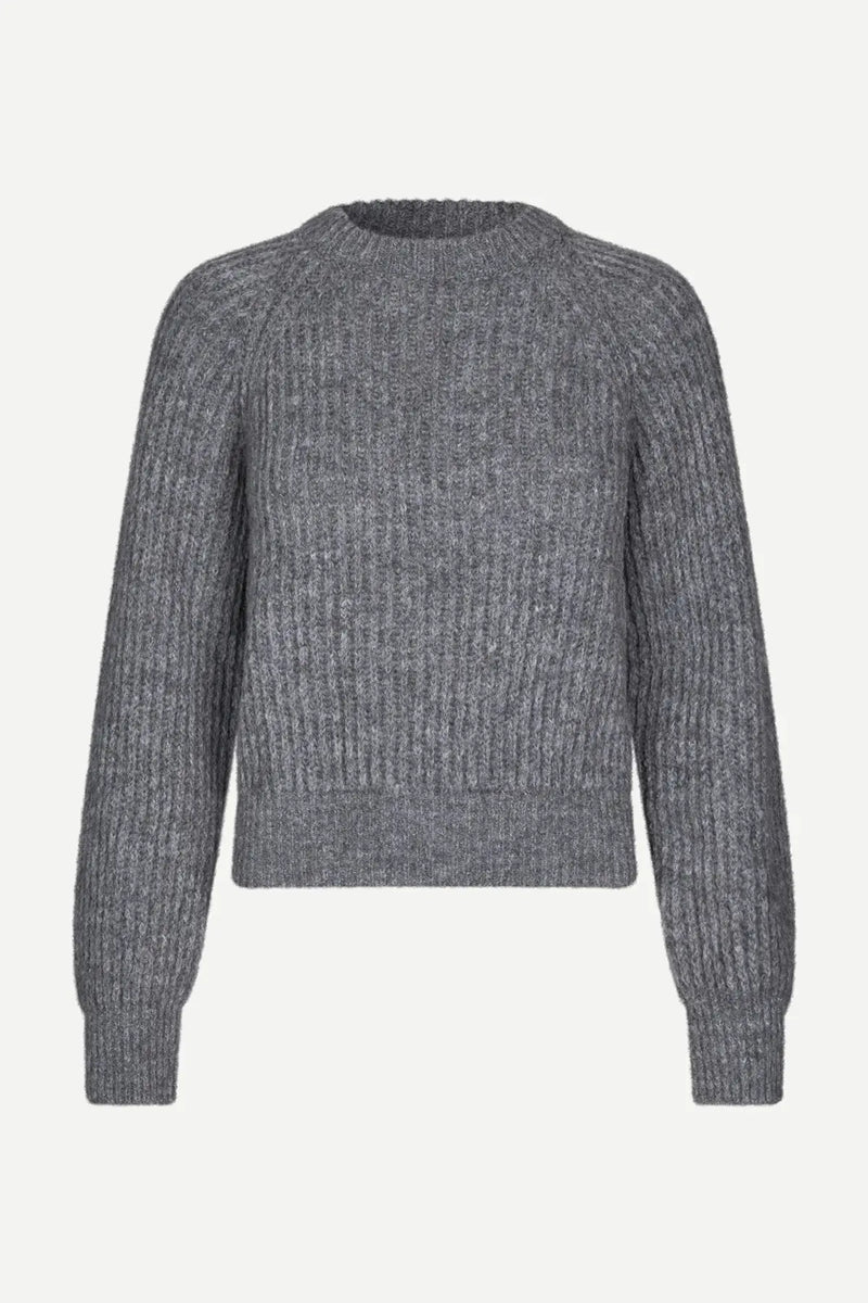 Samsøe Samsøe - Layla Crew Neck in Grey Mel.