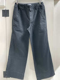 Velvet - Sabine - Cotton Canvas Pant in Vintage Black