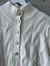 Splendid - Cella Jane Collection - Half Plaket Sweater in Snow