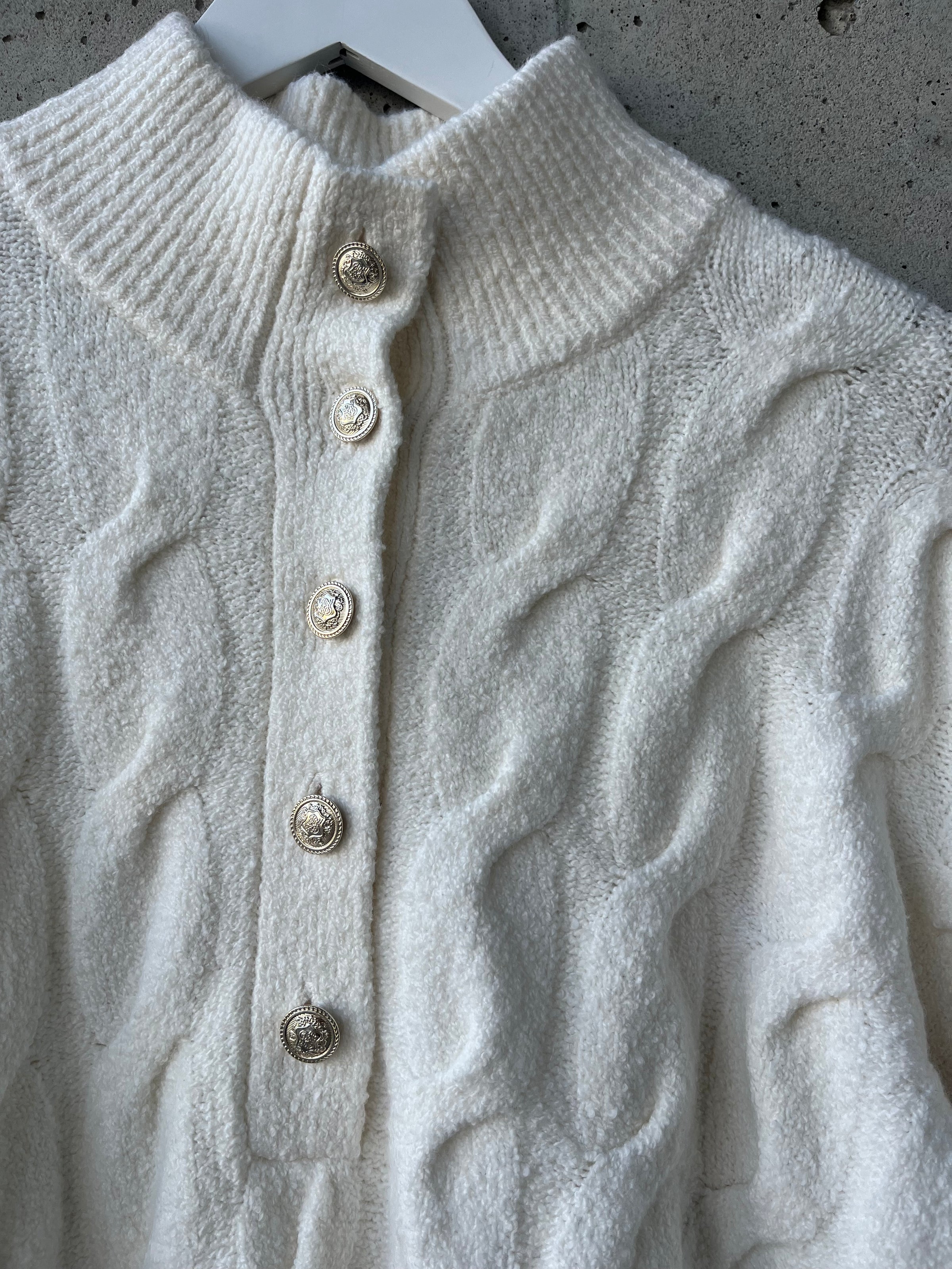 Splendid - Cella Jane Collection - Half Plaket Sweater in Snow