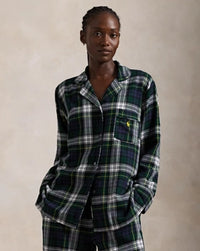 Polo By Ralph Lauren- Plaid Cotton Flannel Long-Sleeve PJ Set