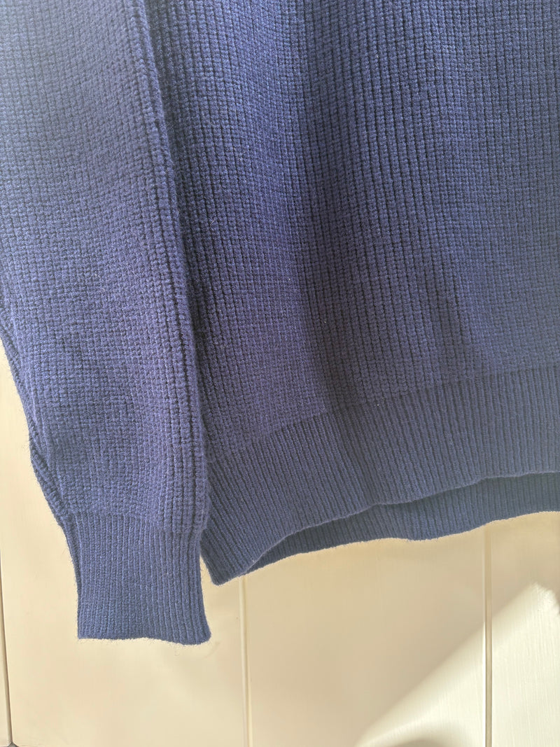 Lyla & Luxe - Chadwick - Relaxed Mockneck Sweater in Navy
