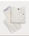 Polo By Ralph Lauren - Club Terry PJ set in White Cloud