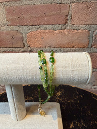 Studio Skanda by Mary Wakefield - Chrome Diopside with Peridot Necklace