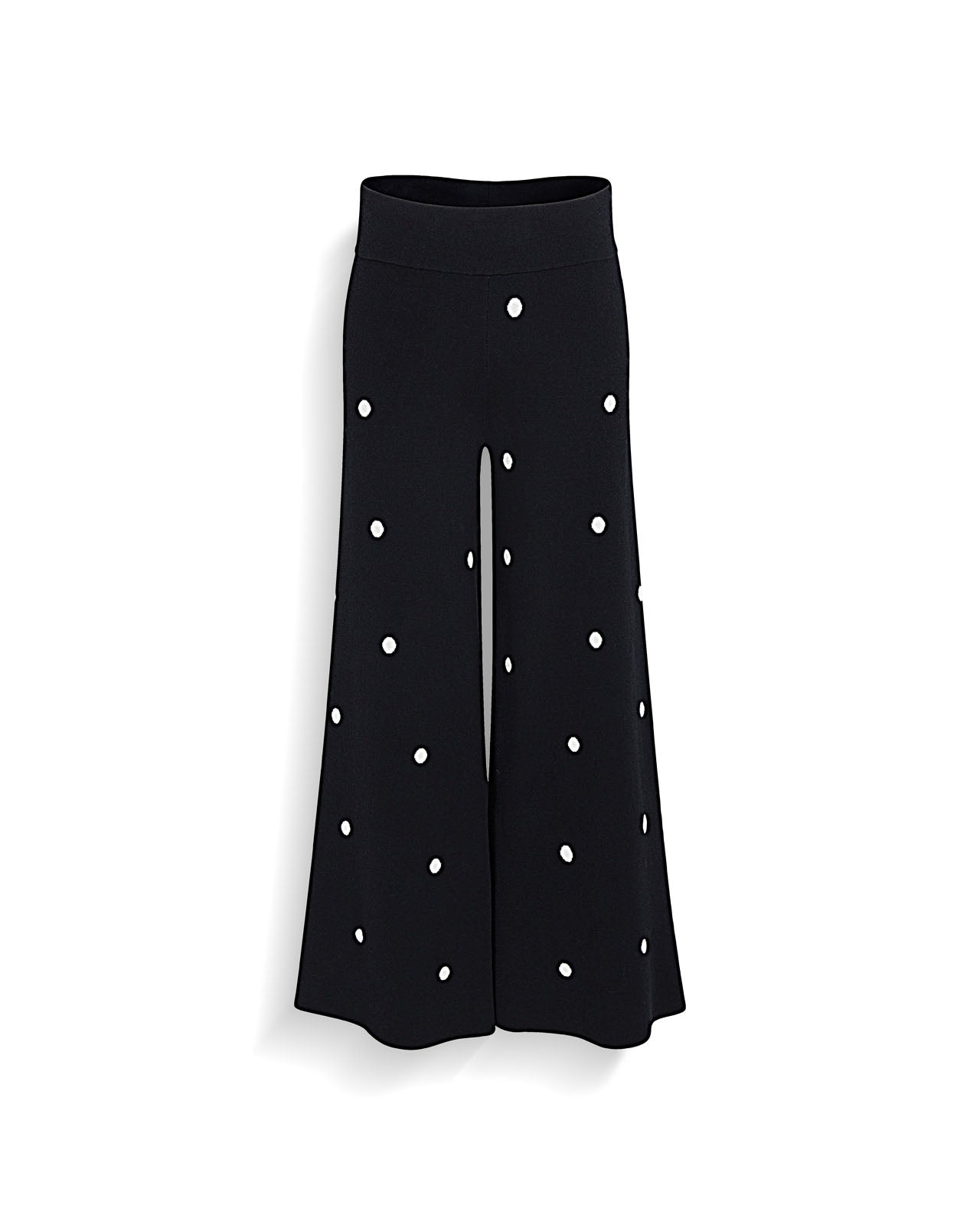 Splendid - Cella Jane Collection - Polka Dot Sweater Pant in Black