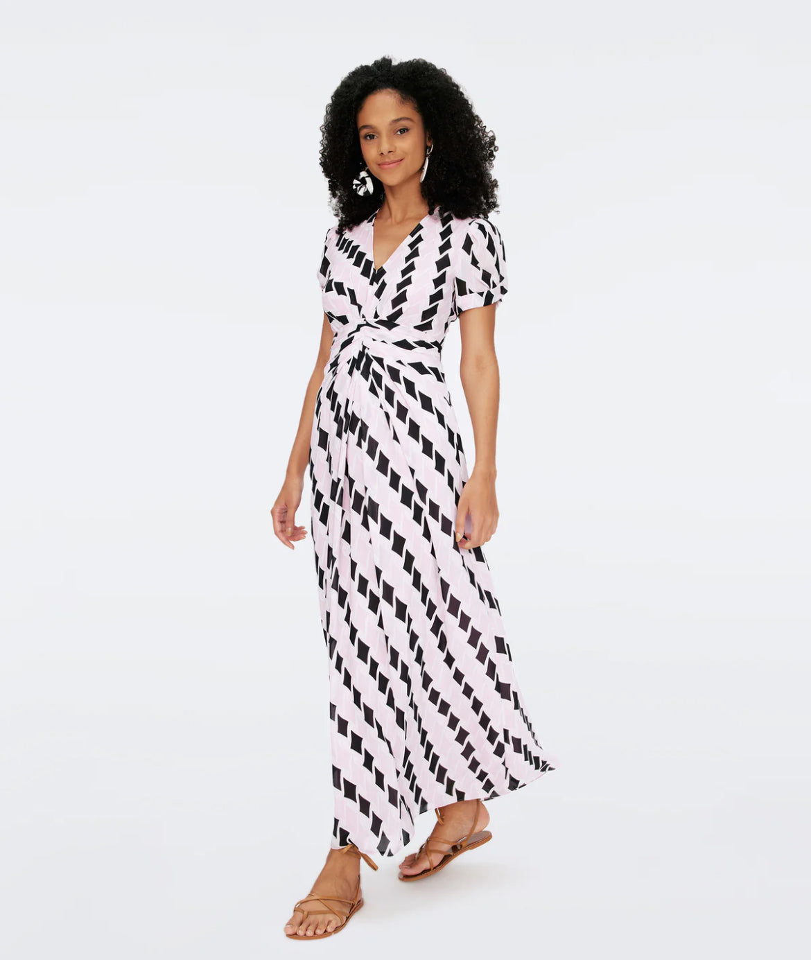 【DIANE von FURSTENBERG】ベルト付き ドレス [エレガント★] 関税送料込!!☆正規品】DIANE VON FURSTENBERG ドレス