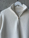 Splendid - Cella Jane Collection - Quarter Zip Sweater in Snow