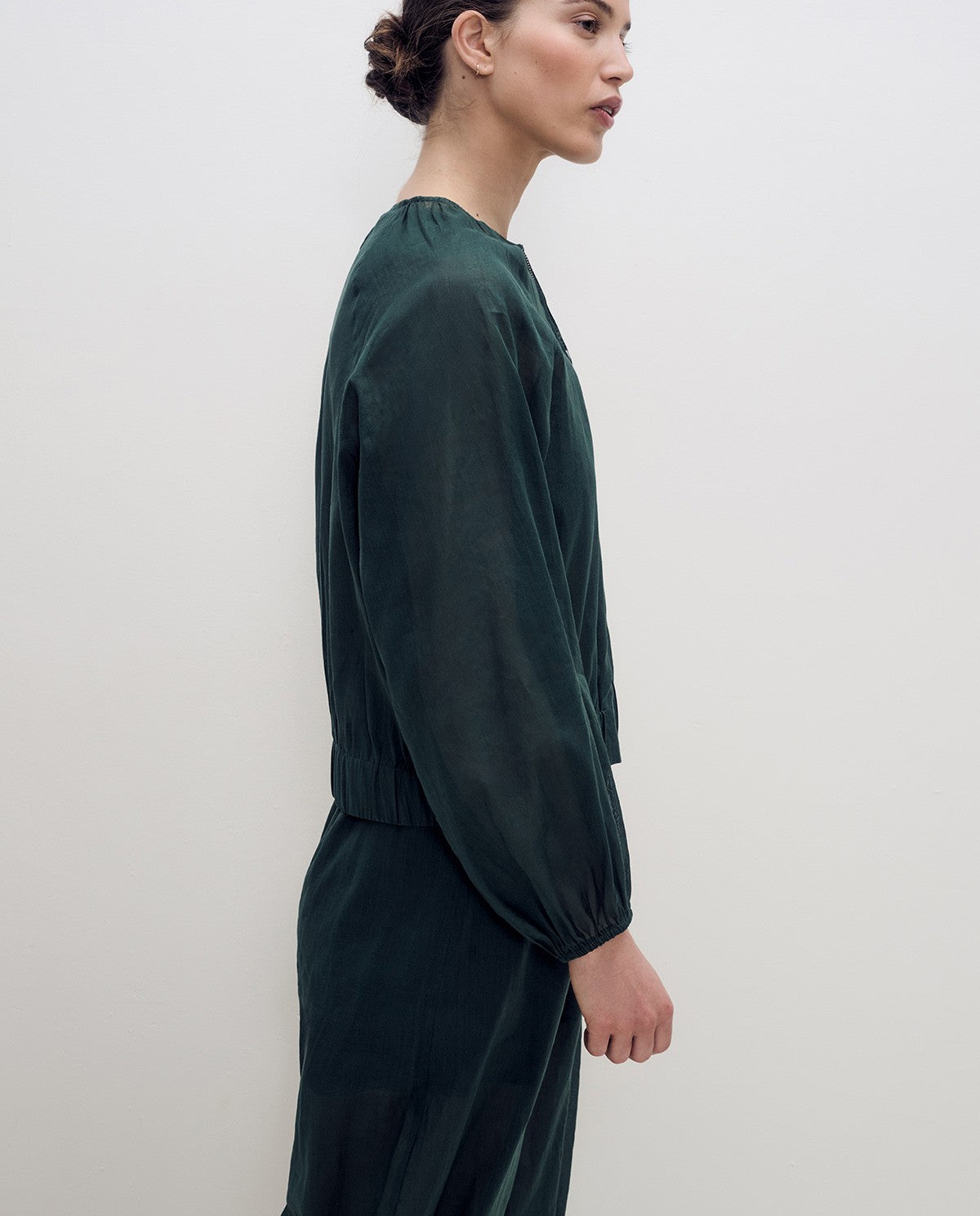 YERSE - Bomber Style Jacket in Green