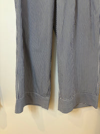 Polo By Ralph Lauren - Striped Long Sleeve PJ Set in White Beacon Blue