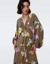 Diane Von Furstenberg - Kason Dress in Festival Floral Olive