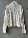 Splendid - Cella Jane Collection - Half Plaket Sweater in Snow