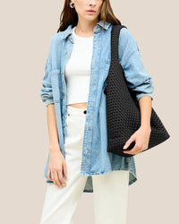 NAGHEDI - Nomad Large Hobo - Onyx