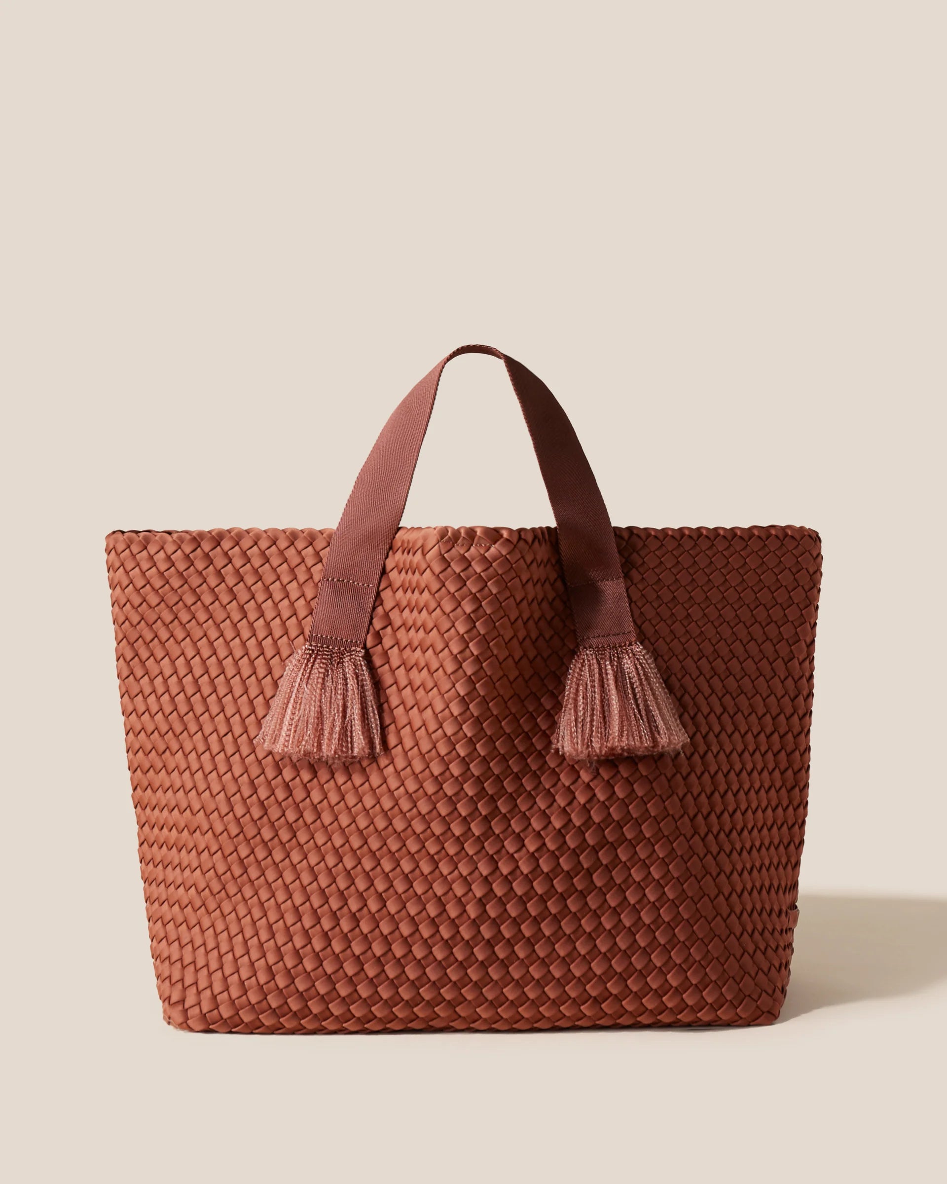 NAGHEDI - Tulum Large Tote - Adobe