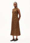 ArmedAngels - Emalanaa Leopaa Dress in Dark Camel