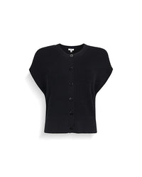 Splendid - Cella Jane Collection - Sleeveless Cardi Top in Black