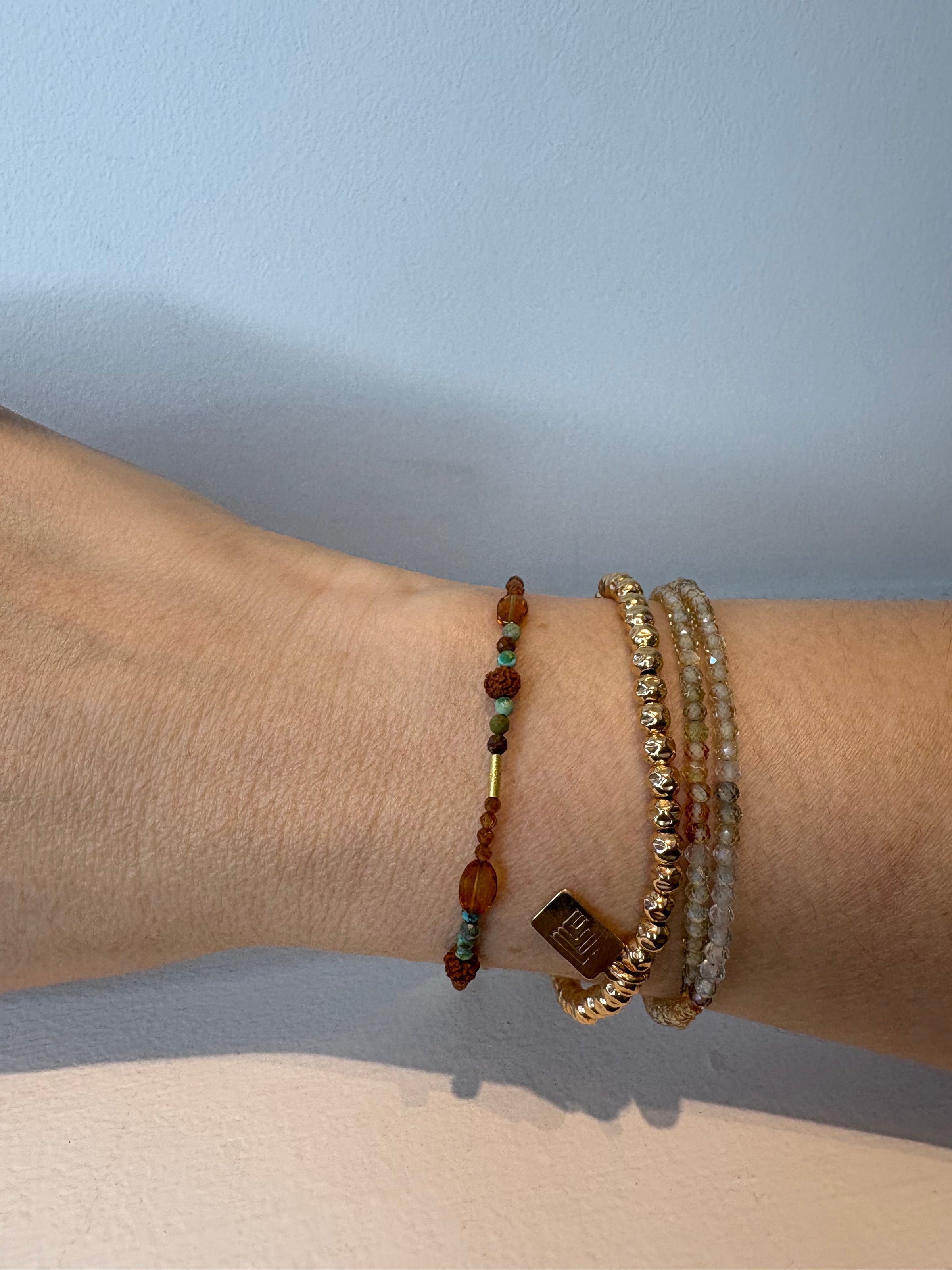 Studio Skanda by Mary Wakefield - Turquoise Citrine Bracelet