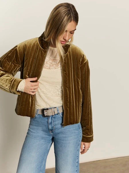 Sanctuary - Victoria Velvet Jacket in Dirty Martini