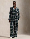 Polo By Ralph Lauren- Plaid Cotton Flannel Long-Sleeve PJ Set