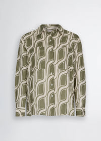 Liu Jo - Ramie Shirt in Greenmoss Cable