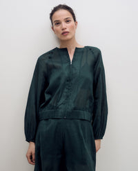 YERSE - Bomber Style Jacket in Green