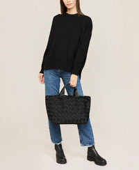 NAGHEDI - Tangier Medium Tote in Onyx