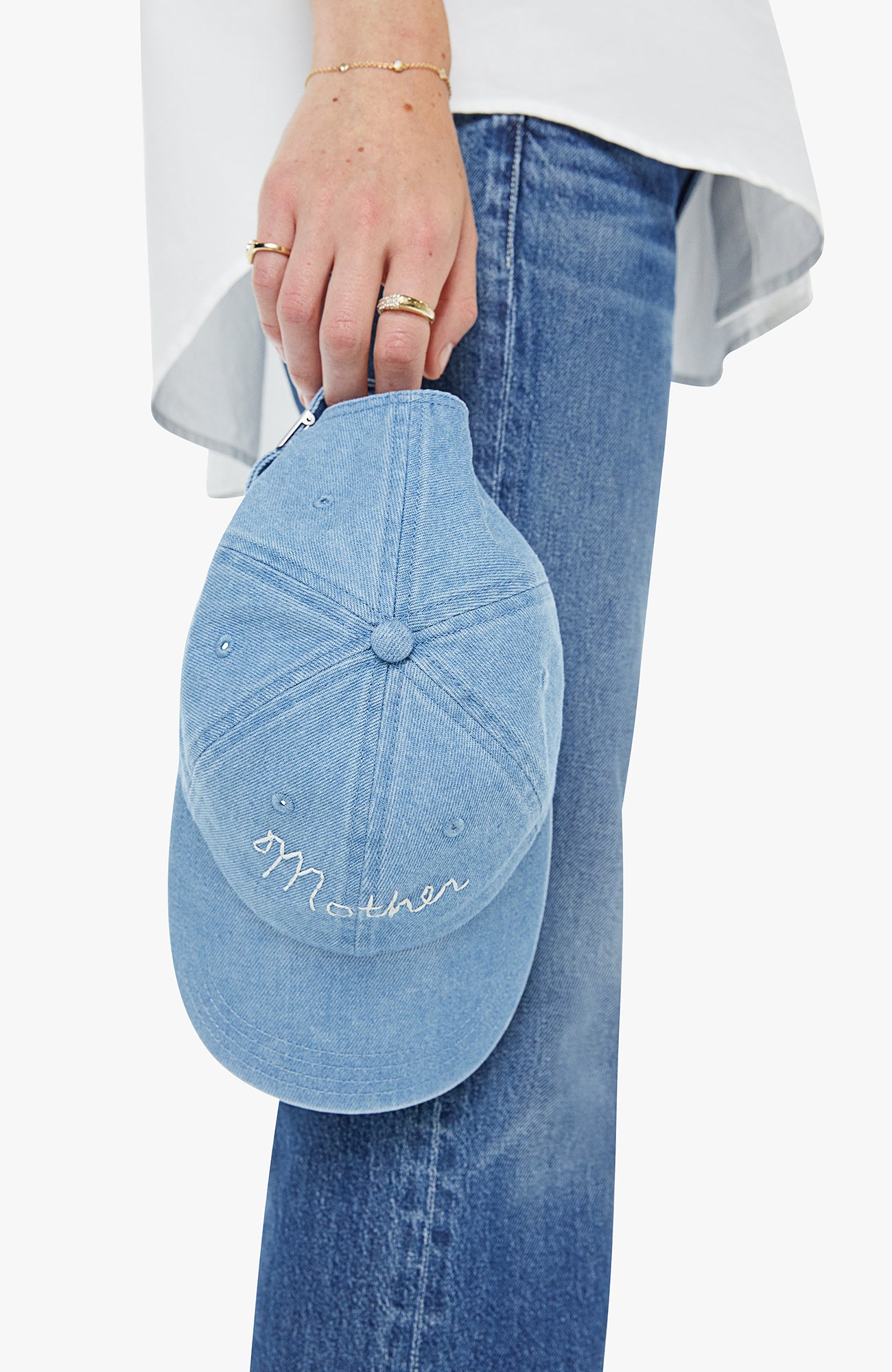 MOTHER - Hats Off in Denim Baby Blue