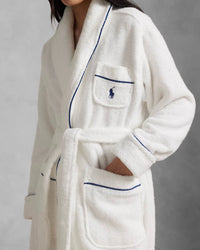 Polo by Ralph Lauren - Essentials Robe in White Cloud