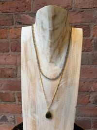 Studio Skanda by Mary Wakefield - Labradorite and Grey Diamond Necklace