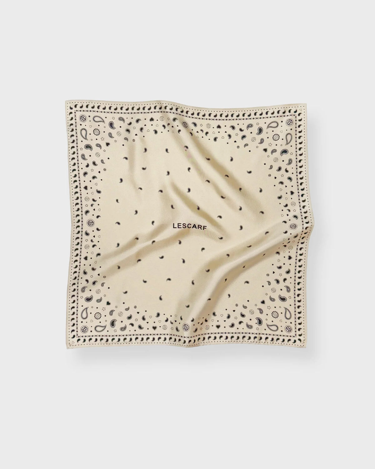 lescarf - Paisley Scarf in Sand