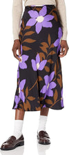 Velvet - Kaiya - Printed Satin Skirt in Fiji