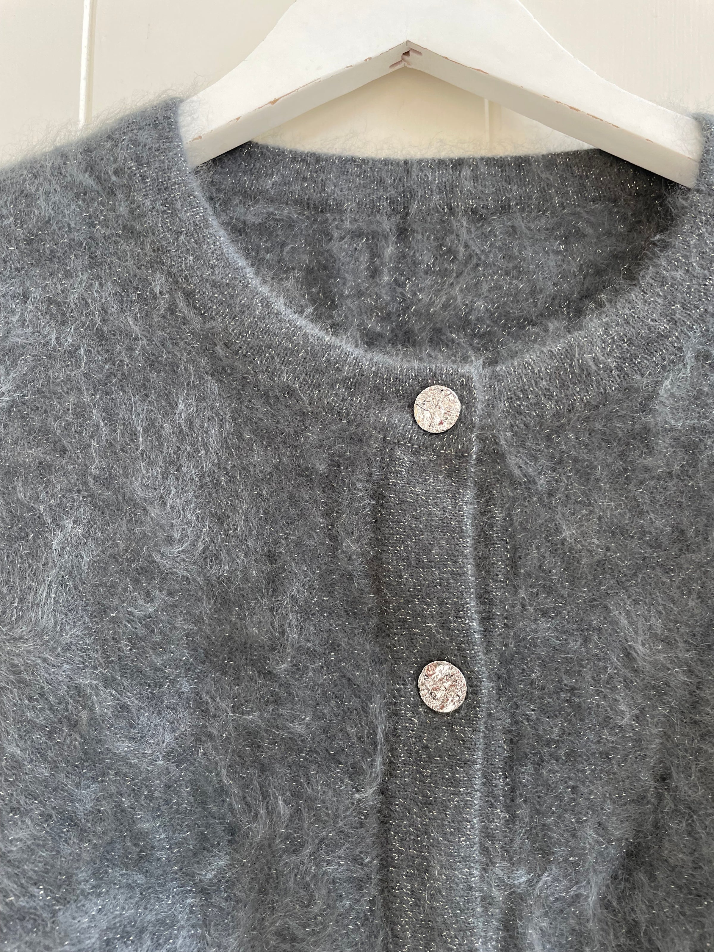 Meilleur Moment - Cashmere Cardigan in Grey