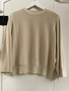 YAYA - Mixing Textures Sweater in Summer Sand