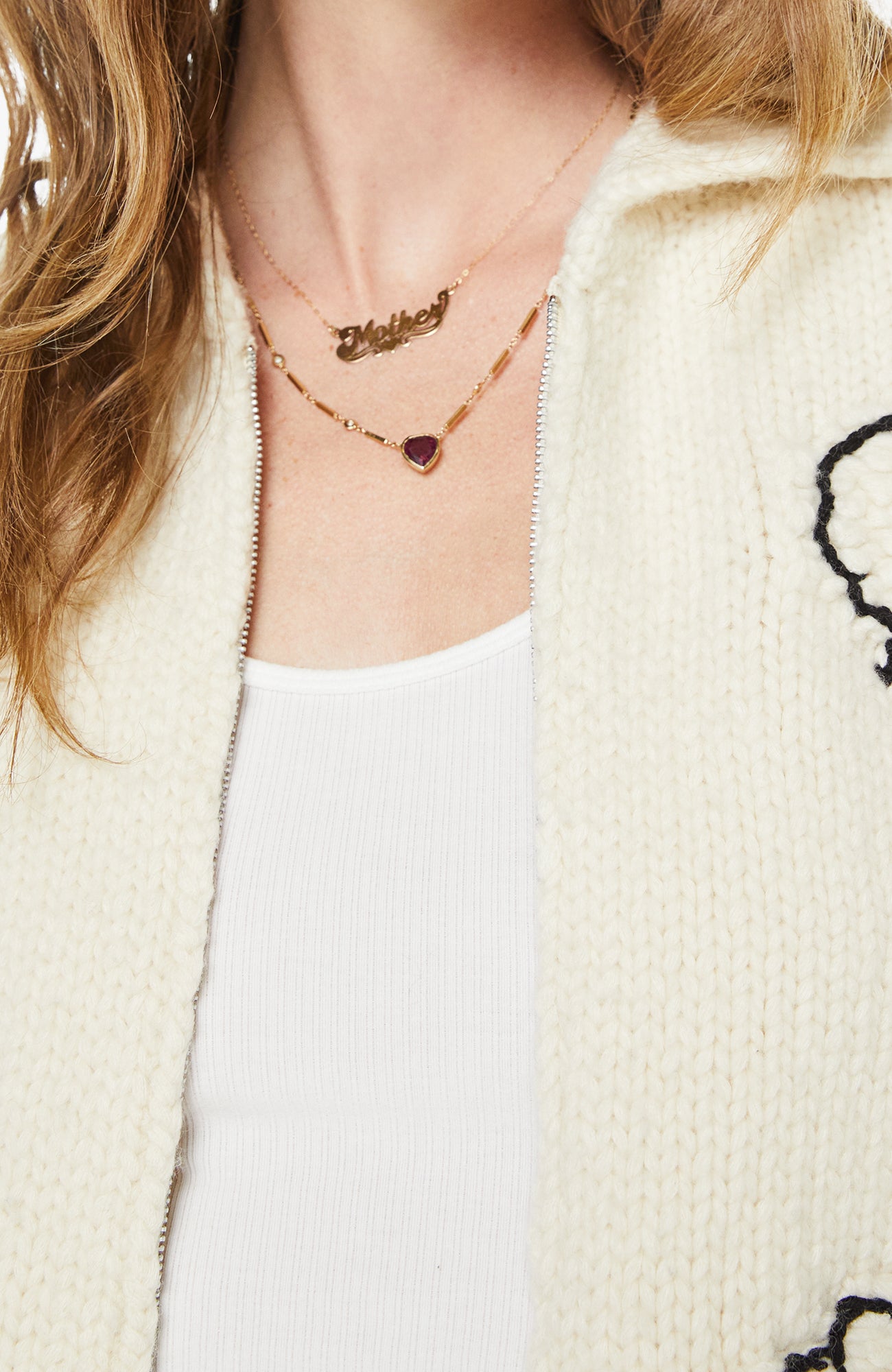 MOTHER - The Crop Raquette Cardigan in Wool Plus The Gang