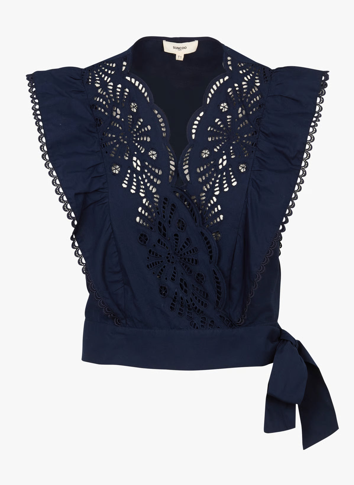 Suncoo - Lila Top in Bleu Nuit