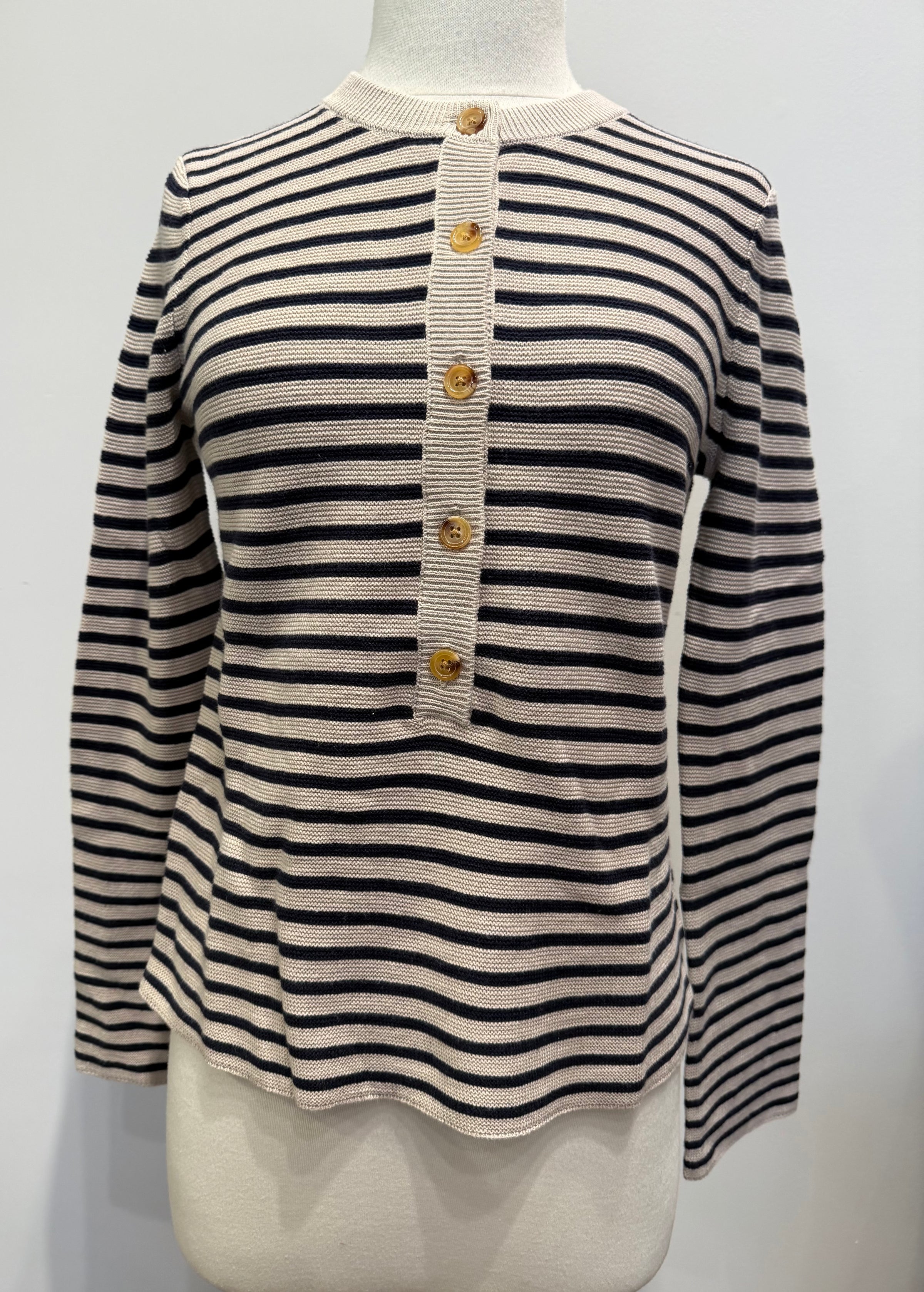 Sanctuary - Everyday Henley Sweater in Inkstorm/Dark Opal