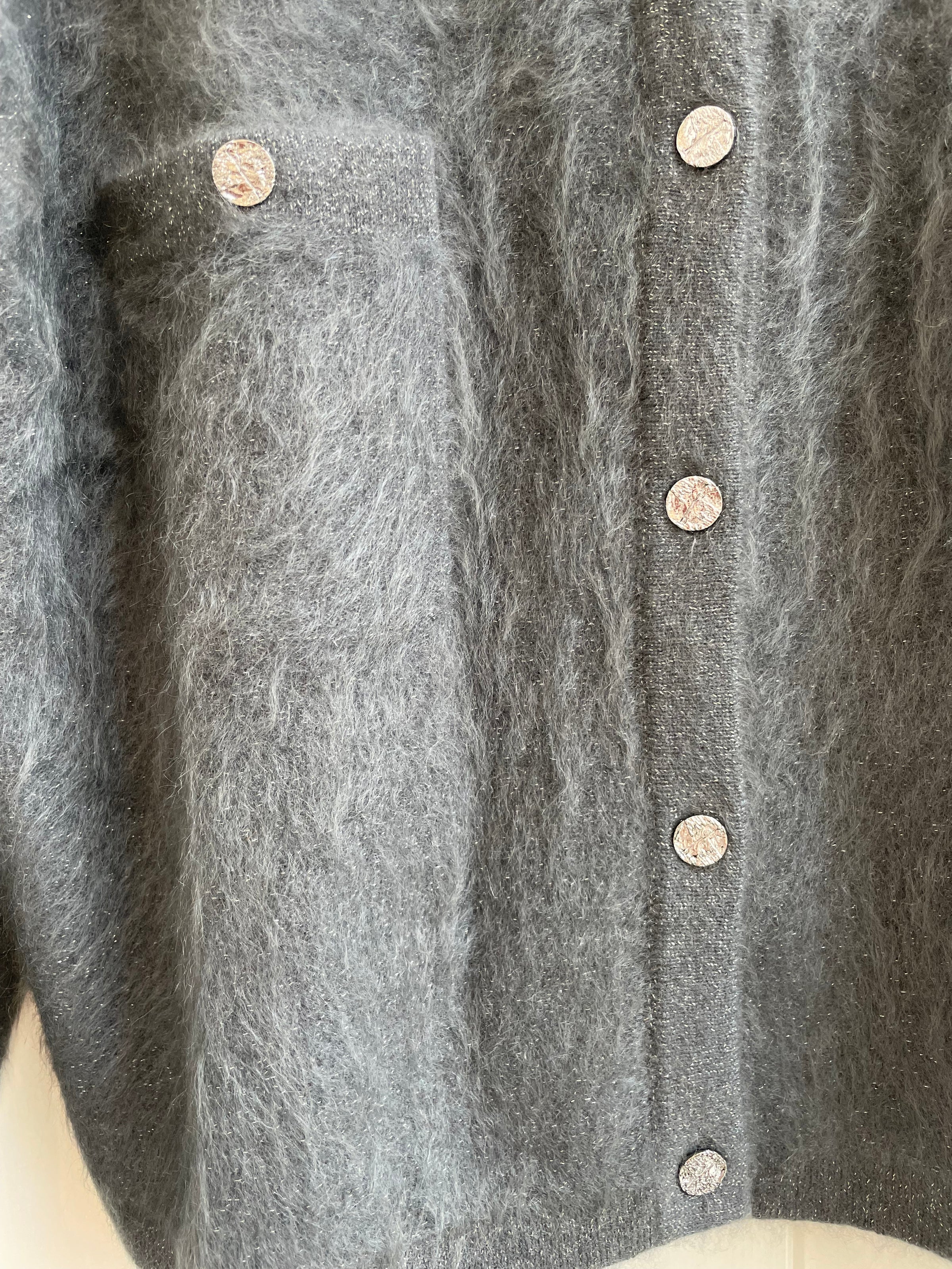 Meilleur Moment - Cashmere Cardigan in Grey
