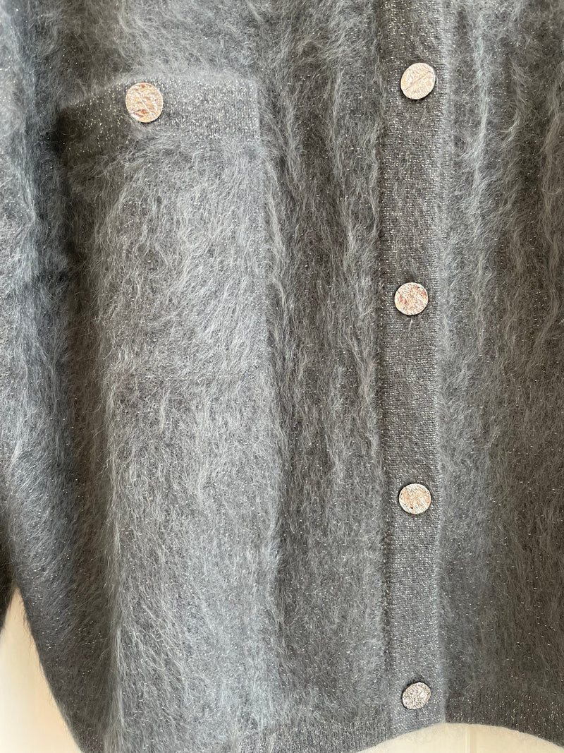 Meilleur Moment - Cashmere Cardigan in Grey