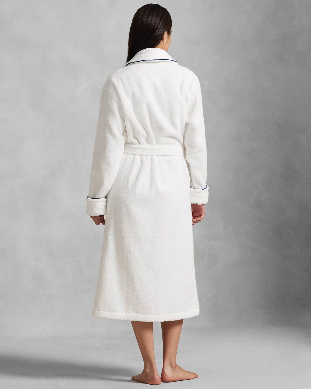 Polo by Ralph Lauren - Essentials Robe in White Cloud