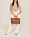 NAGHEDI - Tulum Medium Tote - Adobe