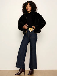Sanctuary - Mock Neck Sweater Shell in Black