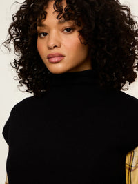 Sanctuary - Mock Neck Sweater Shell in Black