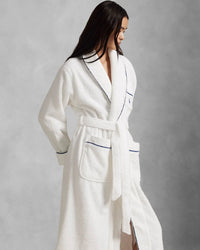 Polo by Ralph Lauren - Essentials Robe in White Cloud