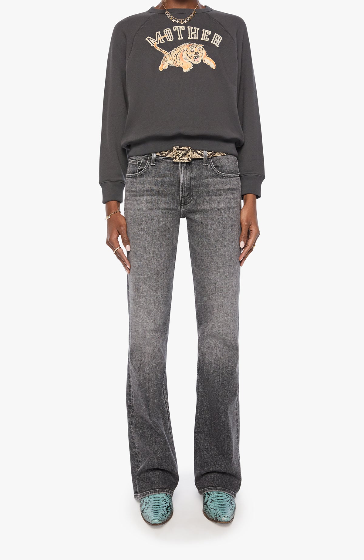 MOTHER - The Concert Sweatshirt in Mother Tiger