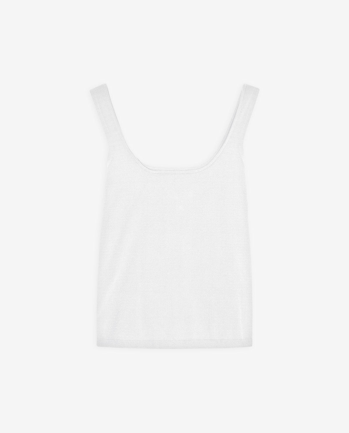 YERSE - Square Neck Top in Ecru