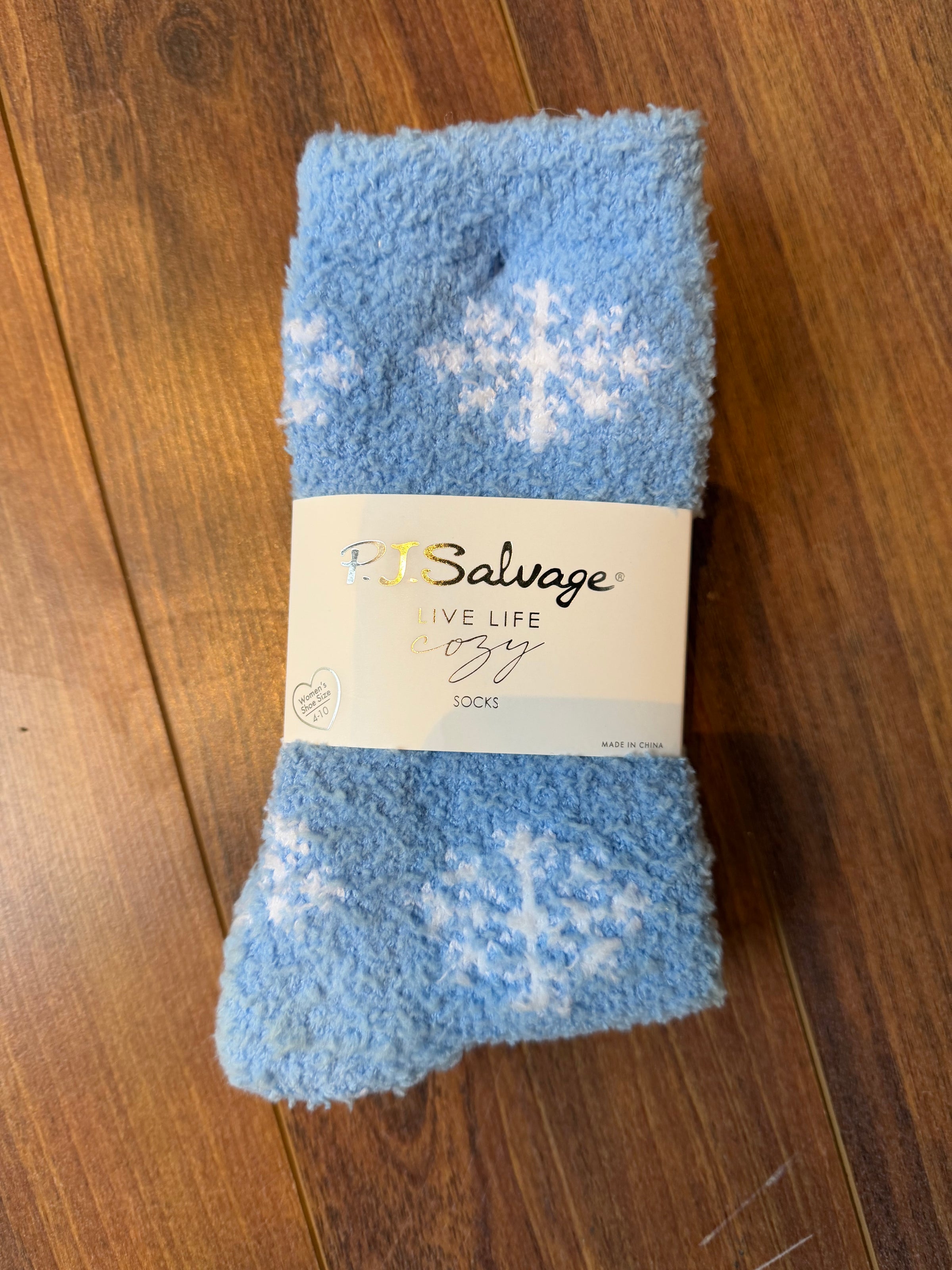 P.J. Salvage - Snowflake Fairisle Cozy Socks with Grippers