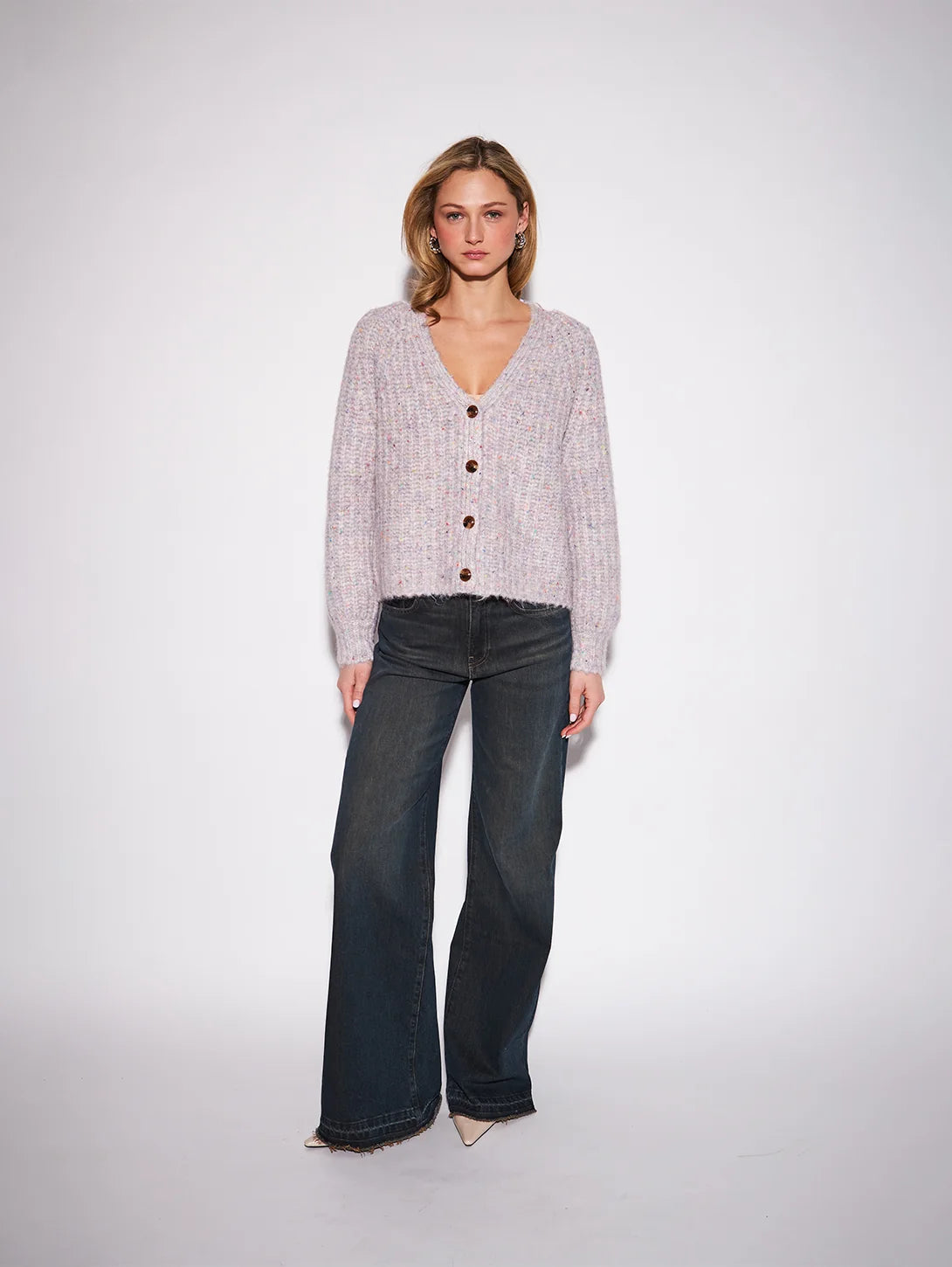 John + Jenn - Hawkins Cardigan in Lilac Dream