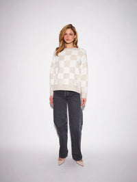 John + Jenn - Hugo Sweater in Mellow Check