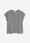 ArmedAngels - Oneliaa Lovely Stripes Tee in Black/Oatmilk