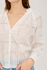 Rails - Francine Top in Ivory Handkerchief