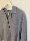 Polo By Ralph Lauren - Striped Long Sleeve PJ Set in White Beacon Blue